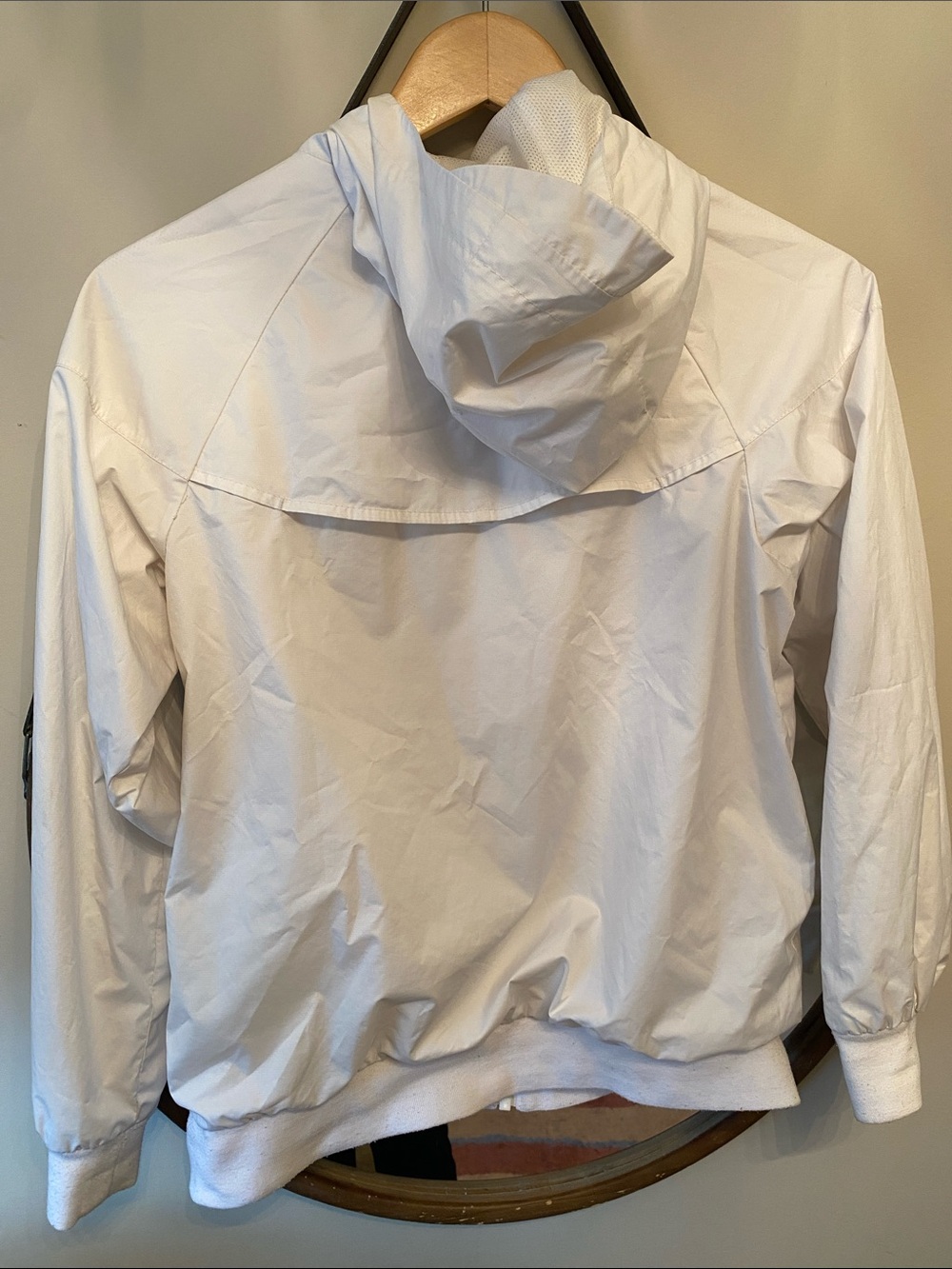 Nike Windrunner Full Zip White Jacket  youth M windbreaker golf athletic - Picture 7 of 9